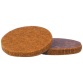 Patin adhésif anti-bruit/anti-rayures- feutre - marron - 17 mm - sachet de