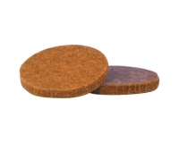 Patin adhésif anti-bruit/anti-rayures- feutre - marron - 22 mm - sachet de