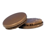 Patin spécial tapis- feutre - marron - 28 mm - sachet de 2