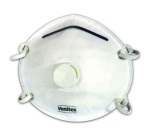 Masque respiratoire - jetable - coque P1 avec valve - lot de 10