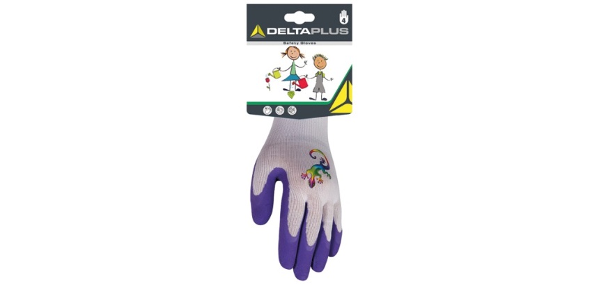 Gant mécanique enfant - Manutention - Jardin - Fluo  - T4