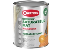 Saturateur Aquadecks tous bois - à l'eau - intérieur et extérieur - miel -