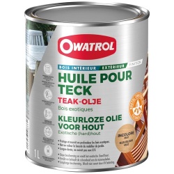 Huile de teck spécial salon de jardin - incolore mat - 1 L