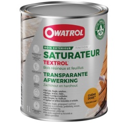 Textrol saturateur bois extérieur 1 L chêne doré