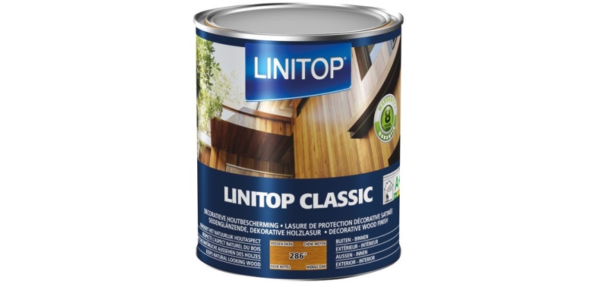 Classic lasure satin 1 L chêne moyen