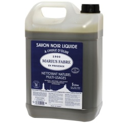 Savon noir liquide à l'huile d'olive - multi-usages - 5 L