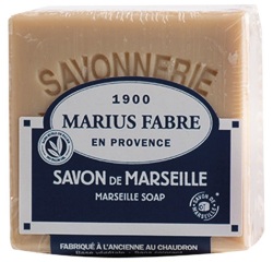 Savon de Marseille blanc - cube - 200 g - sans huile de palme