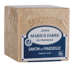Savon de Marseille blanc - cube - 600 g - sans huile de palme