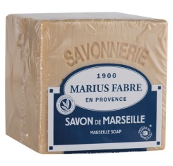 Savon de Marseille blanc - cube - 600 g - sans huile de palme