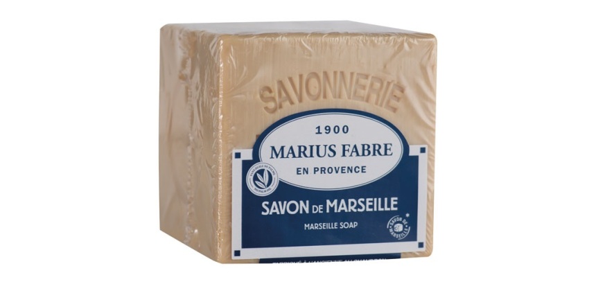 Savon de Marseille blanc - cube - 600 g - sans huile de palme