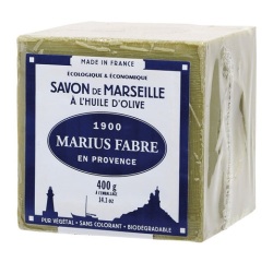 Savon de Marseille à l'huile d'olive - cube 400 g - sans étui
