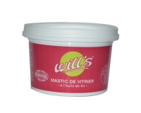 Mastic vitrier mondial pot 500g