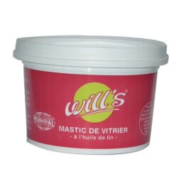 Mastic vitrier mondial pot 500g