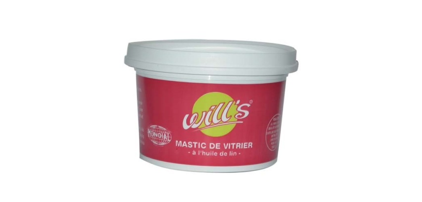 Mastic vitrier mondial pot 500g