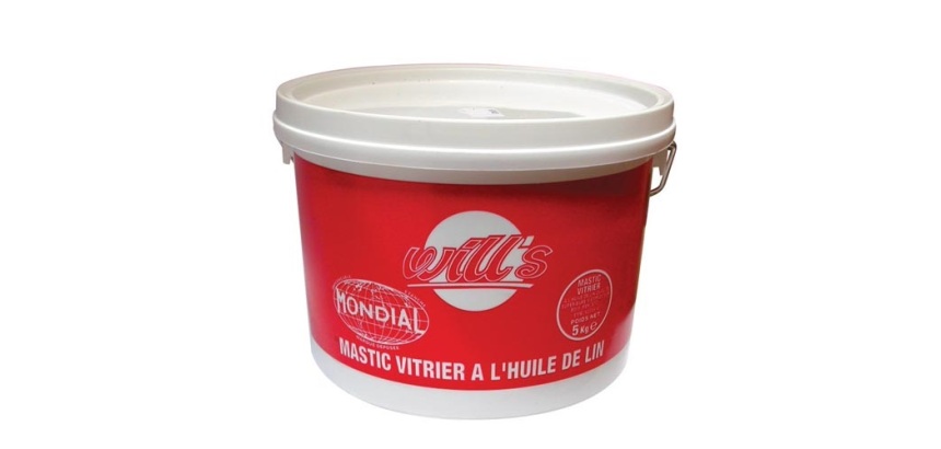 Mastic vitrier mondial seau 5kg