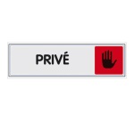 Plaque Privé - plexiglass - 170 x 45 mm