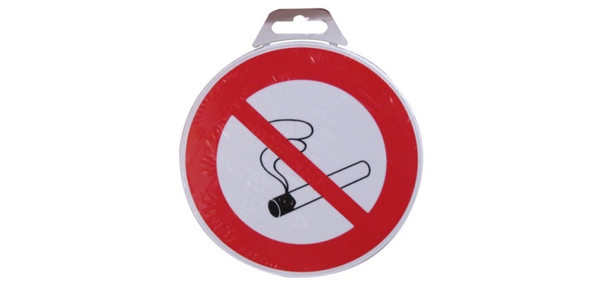 Disque Défense de fumer - 180 mm