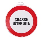 Disque Chasse interdite - 300 mm