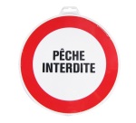 Disque Pêche interdite - 300 mm
