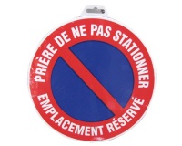Disque Défense de stationner emplacement réservée - 300 mm