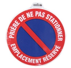Disque Défense de stationner emplacement réservée - 300 mm