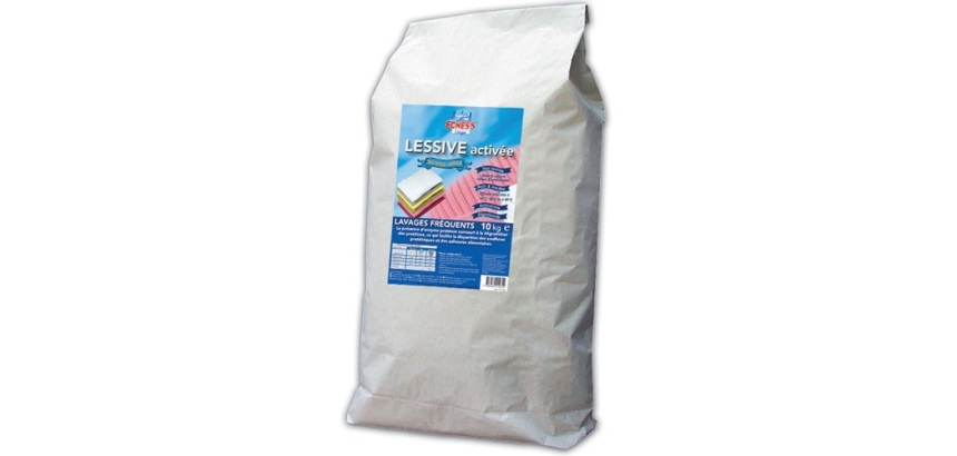 Lessive activée professionnelle sans phosphate 10 Kg