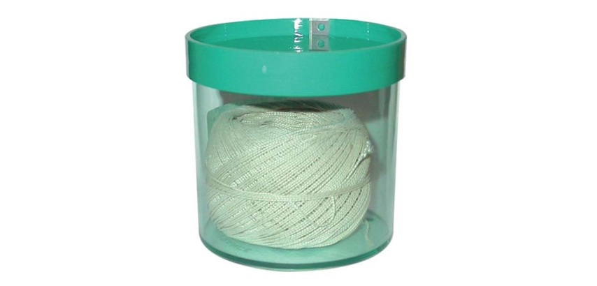 Ficelle alimentaire  - boite distributrice - Polyester blanc 4 fils OB