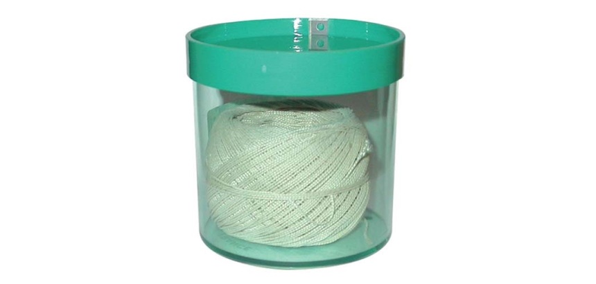 Ficelle alimentaire  - boite distributrice - Polyester blanc 4 fils OB