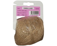 Ficelle jute 0.8/2 x 100gr sur cavalier plastique