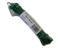 Code à linge 3 mm - âme acier - avec tendeur - vert