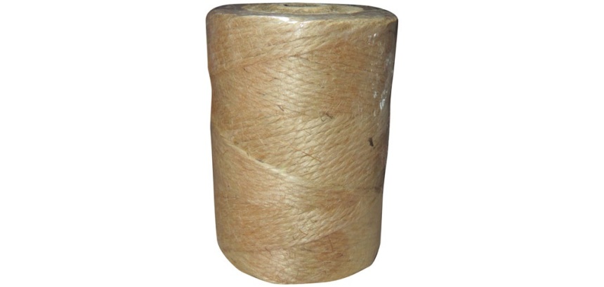 Ficelle jute - 0.8/2 - D2 mm env. rolls sur tube - 1 Kg - L : 400 m