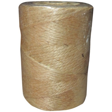 Ficelle jute - 0.8/2 - D2 mm env. rolls sur tube - 1 Kg - L : 400 m
