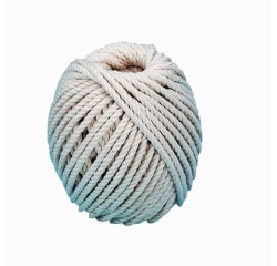 Cordeau coton câblé 3 mm - pelote - 100 g - L : 17 m