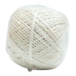 Ficelle lin blanchi - 3.5/2 poli OD - pelote - 100 g - L : 160 m