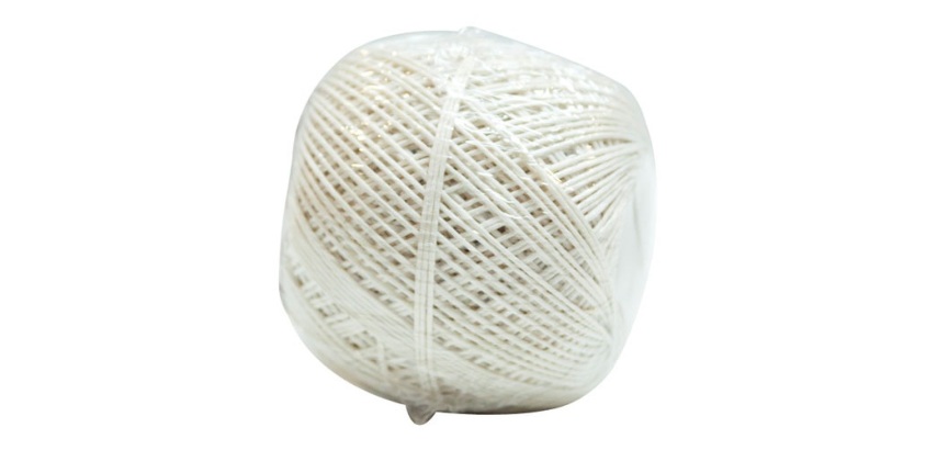 Ficelle lin blanchi - 3.5/2 poli OD - pelote - 100 g - L : 160 m