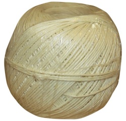 Ficelle lin blanchi - 3.5/3 poli OA - pelote - 100 g - L : 100 m