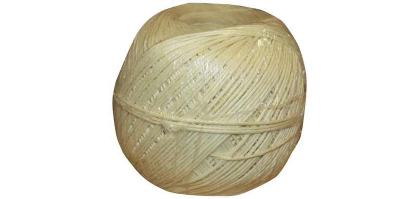 Ficelle lin blanchi - 3.5/3 poli OA - pelote - 100 g - L : 100 m