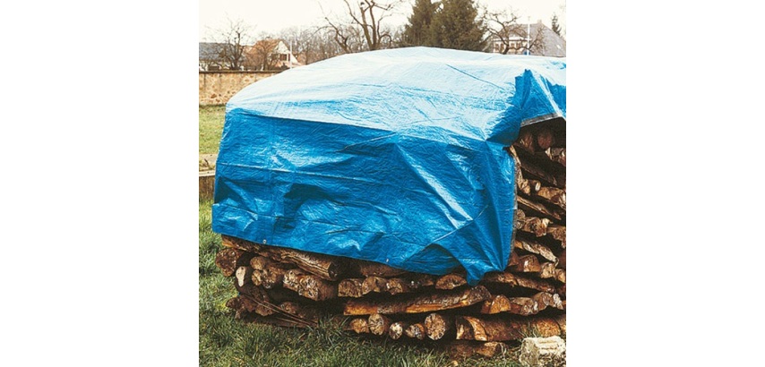 Bâche à bois  standard 60 gr/m² 1.50 x 6 m  bleu