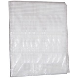 Bache armée découpable - polyéthylène - transparent - 4 x 3 m