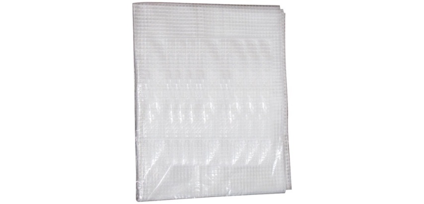 Bache armée découpable - polyéthylène - transparent - 4 x 3 m