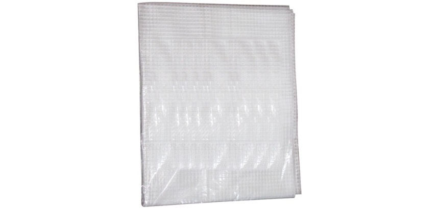 Bache armée découpable - polyéthylène - transparent - 4 x 6 m