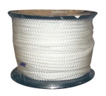 Tresse polypropylène - 8 fuseaux - 3 mm - bobine - 100 m - blanche