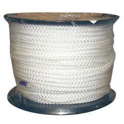 Drisse polypropylene tressée - bobine - blanc - 4 mm x 100 m