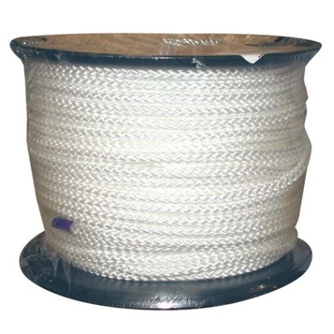 Drisse polypropylene tressée - bobine - blanc - 4 mm x 100 m
