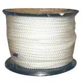 Drisse tressée en polypropylène blanc, Longueur 100 m