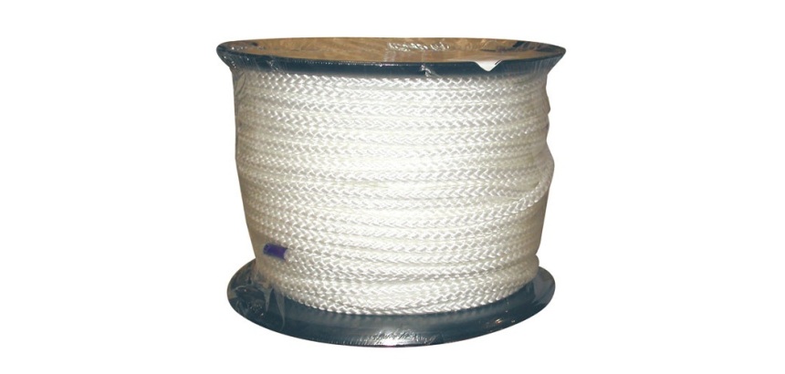 Drisse polypropylene tressée - bobine - blanc - 10 mm x 100 m