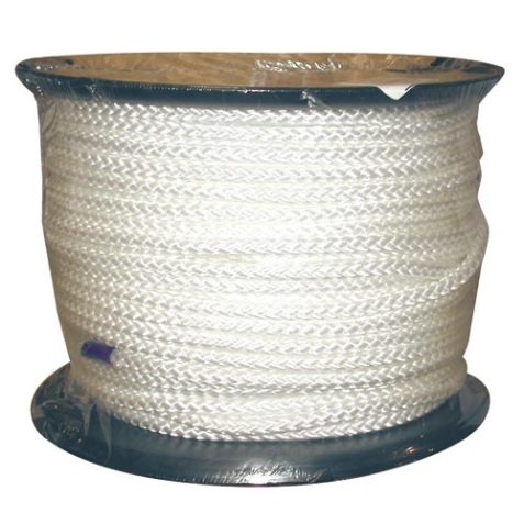 Drisse polypropylene tressée - bobine - blanc - 10 mm x 100 m