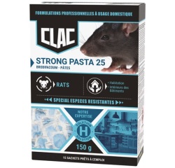 Appât pâte - Strong pasta 25 - rats - spécial espèces résistantes - 150 g -