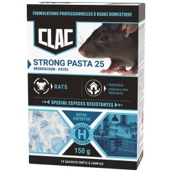 Appât pâte - Strong pasta 25 - rats - spécial espèces résistantes - 150 g -