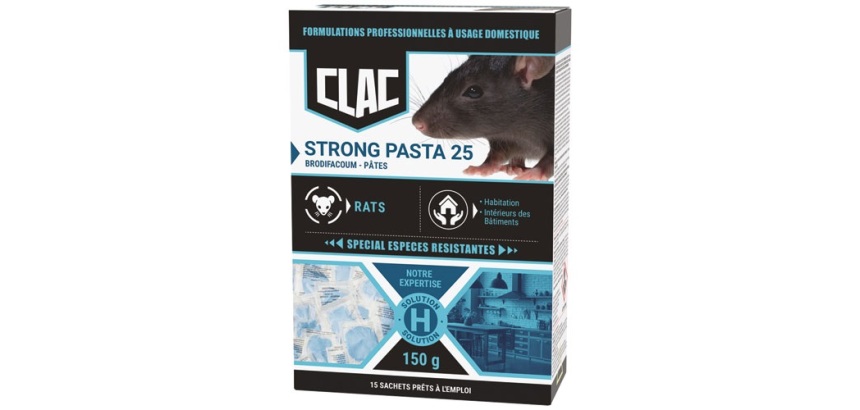 Appât pâte - Strong pasta 25 - rats - spécial espèces résistantes - 150 g -